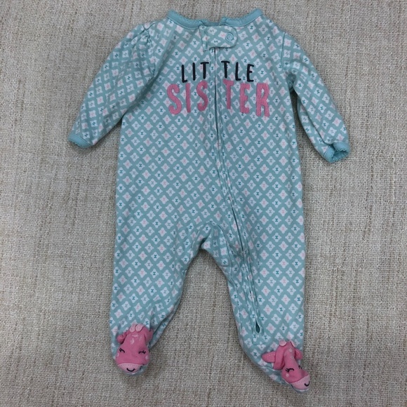 Carter's Other - Carter's Little‎ Sister Footed Pajama 3M